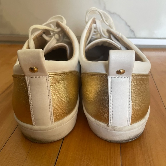 White and gold running shoes size 9 woman - Picture 5 of 5